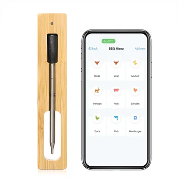 Hrana Termometer Digitalni Smart Spremljanje Štedilnik, Pečica, Žar Shop Kuhinja Dom, vremenske postaje Bluetooth Brezžični Žar