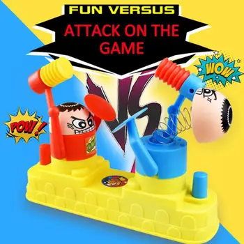 12 cm Smešno Praktična Šala Otrok Boj Bitka Antistress Igrača Potegavščina Starš-Otrok je Interaktivna Igra Tabela Bitka Igre Otroci Igrače