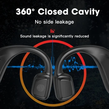 Bluetooth Slušalke Športne Teče Odprto Uho Brezžični Čepkov Bluetooth 5.0 Slušalke Na Prostem Slušalke Za Športno Vožnjo