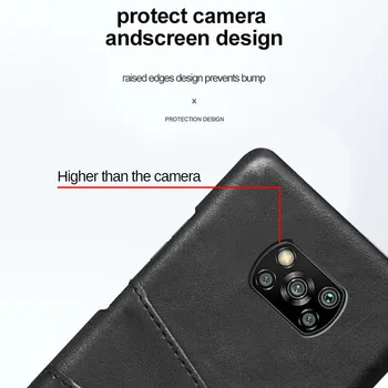 Luksuzni Usnja Kritje Za Xiaomi Poco X3 Pro Primeru PocoX3 NFC X3Pro Pocophone Malo Poxo X 3 Shockproof Denarnice Kartico Telefona Coque