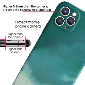 Akvarel slika Primeru Telefon Za IPhone 11 12 Pro Mini Max 7 Plus 8 XR X XS MAX Umetnost Ustvarjalno Pokrov