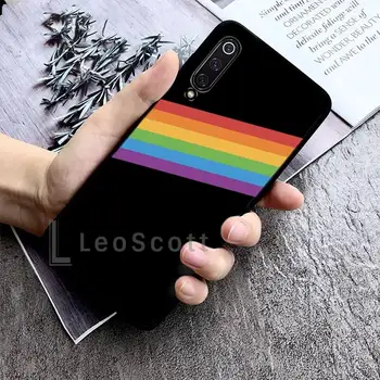 LGBT rainbow barva ljubezni gay Telefon Primerih za Xiaomi Redmi opomba Huawei honor mate P 7 8 9 10 20 30 40 t mp Pro x Lite pokrov