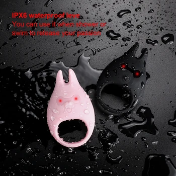 Vibrator Moški Penis Obroči Zamudo Izliv Penis z vibriranjem Petelin Obroč Klitorisa Erotična Odrasle Spolnih Igrač za Moške Moški Masturbator