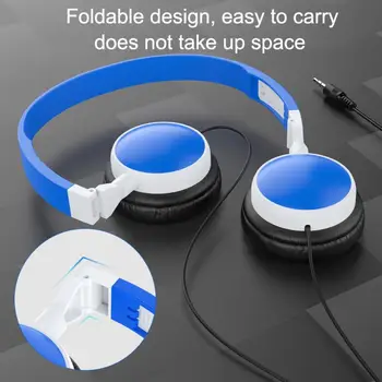 Subwoofer Žično Gaming Slušalke Hi-fi Kakovosti Zvoka, Zložljiva Prenosna 3,5 mm Vtič je Primeren Za Pc Igre gostiteljice Vse Pametne telefone