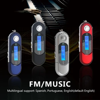 Prenosni Mini USB Flash LCD Digitalni MP3 Predvajalnik Podporo 32GB Flash TF Kartico v Režo za Predvajalnik Glasbe, FM Radio 124904