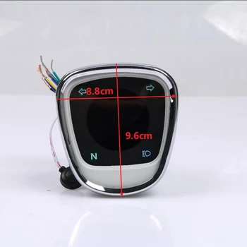 NOVO-motorno kolo, LCD Digitalni Števec merilnik Hitrosti merilnik vrtljajev Assy za Honda Potni list C50 C70 C90 POTNI list Mladiča 70 90 C70