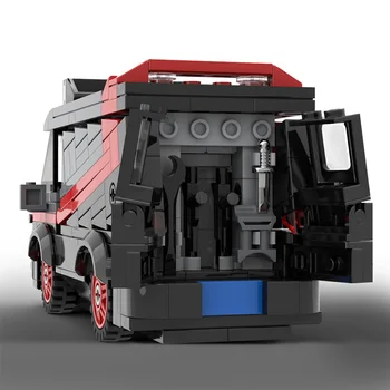 MOC-50493 Avto, Tovornjak A-Team GMC Vandura Van Klasični TV Tehnične SWAT Ekipa City DIY Model Izobraževanja gradniki Za Igrače Darilo
