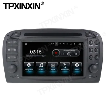 64 G Carplay Avto Radio Stereo Sprejemnik Android Za Benz SL R230 2001 2002 2003 2004 IPS DSP GPS Navi Igralec Avto Avdio Vodja Enote 12568