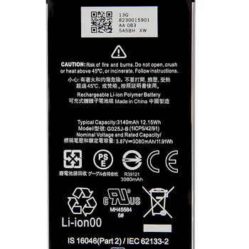 Original G025J-B Baterija Za Google Pixel 4A Originalne Nadomestne Baterije Telefona 3080mAh Z Brezplačno Orodja 12624