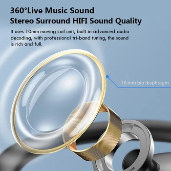 TWS Bluetooth 5.0 Slušalke Brezžične Bluetooth Slušalke šumov 9D HiFi Stereo Šport Slušalke Z Mikrofonom za Prostoročno 12655