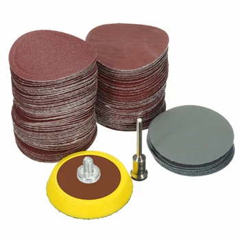 Pesek Pribor Šmirgl Papir+Brusilni Disk Sklop 1-Palčni Vrtljivi Čiščenje, Poliranje Orodje Za Vrtanje Mini Blazine Prilagodljiv 1/8 Kit Power
