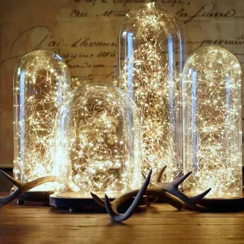 1pcs LED Sončne Svetlobe 1meter Prostem Lučka Niz Luči Za Počitnice Božično zabavo Nepremočljiva Pravljice Luči Vrt Garland