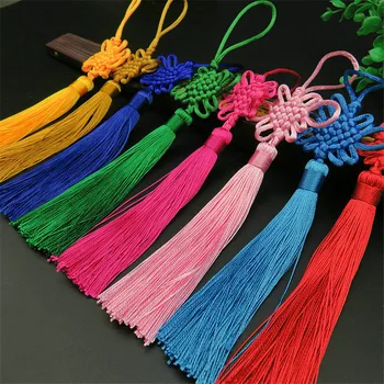 10PCS/Paket Barve Kitajski Vozlov Tassel Oblačilo Šivanje Doma Dekoracijo Materialov Obesek Visi Vrv Oprema DIY Obrti Dobave