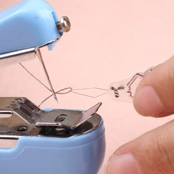 Novo Mini Šivalni Stroj Prenosni Ročno Nastavitev Tkanine Priročno Needlework Orodje DIY XSD88