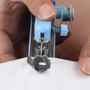 Novo Mini Šivalni Stroj Prenosni Ročno Nastavitev Tkanine Priročno Needlework Orodje DIY XSD88