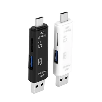 Visoke hitrosti USB2.0 spominskih Kartic Za Mobilni Telefon SD TF Kameri IPhone Adapter za Prenosni RAČUNALNIK IPad Vse-v-enem Univerzalno TF Pretvorite