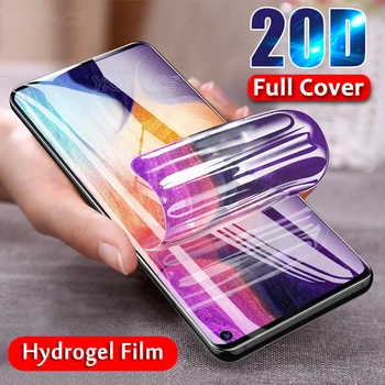 3Pcs Pregleden Mehko Hydrogel Film Za Samsung Galaxy Note 8 9 10 20 Plus 20 Ultra Lite Polno Kritje Zaslon Patron, Ne Steklo
