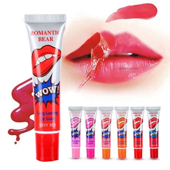 Potrditev Vroče Nepremočljiva Dolgotrajen Mat Tekoči Šminka, Lip Gloss Color Peel Off Masko Šminka Za Ustnice Odtenek Tinte Labbra 130403