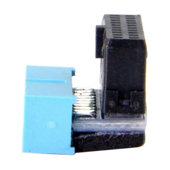 5PCS USB 3.0, 20 Pin Moški Ženski Podaljšanje Tok pod Kotom 90 Stopinj za Matično ploščo Priključek za Vtičnico