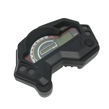 Digitalni merilnik Motocikel prevožene poti Multifunkcijski merilnik Hitrosti Zamenjava Nepremočljiva Univerzalno ABS LCD Zaslon Za Yamaha FZ16