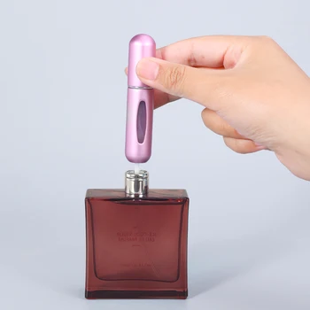 5ml high-end potovanja spray prazno parfum sub-polnjenje steklenice dnu polnjenje prenosna polnilna opravlja-na majhno stekleničko