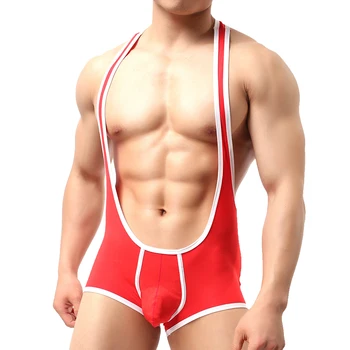 Moške Seksi Leotard Bodysuits Telesne Zgradbe Oblikovalci Tesen Moških Rokoborba Singletnega Suspender Bikini enodelno Moško spodnje Perilo Oblikovalci