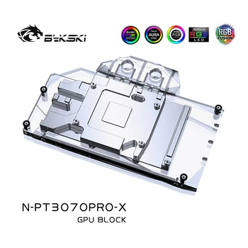 Bykski GPU Vode Blok Za Palit RTX 3070 3060Ti Gaming Pro DP Grafična Kartica, Polno Kritje Baker Radiatorski A-RGB/RGB N-PT3070PRO-X 13391