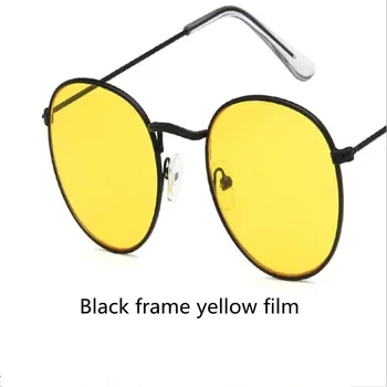 Retro Krog Okvir Očal Vse-match Barvo Film sončna Očala Modni Trend sončna Očala Ocean Objektiv Glasse UV400 133973