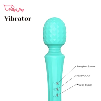 Tracy je Pes AV Vibrator Sex Igrače Za Žensko G Spot Massager Klitoris Stimulator Vibrating Dildo Ženski Silikonski Udarec s Palico