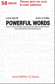 Močne Besede, ki jih Luca Volpe magic