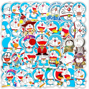 10/30/52Pcs/Set Anime Doraemon Grafiti DIY Avto, Kolo Potovalne Prtljage Telefon Kitara Nepremočljiva PVC Kul Nalepke za Otrok