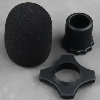 Mikrofon Anti-Roll Anti-Skid Primeru z Mikrofonom Goba Zajema Sklope Mic Varstvo Silikonsko Tesnilo Dnu Palica Rokav Imetnika
