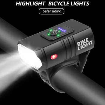 T6 LED Izposoja Lučka za Kolo, Sprednje Luči 6 Načini 10W 800LM USB Polnilne Prednji Smerniki Svetilka Kolesarske Opreme
