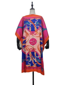 Savdska Arabi 2021 Priljubljena Natisnjeni Kimono Midi Obleko Za Ženske Bohemian Svile Abaya Haljo Femme Tam Kaftan Midi Obleke 13853