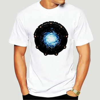Štirje letni Časi Stargate Portal Majica s kratkimi rokavi Moški Tshirt O-Vratu MOŠKIH Tees