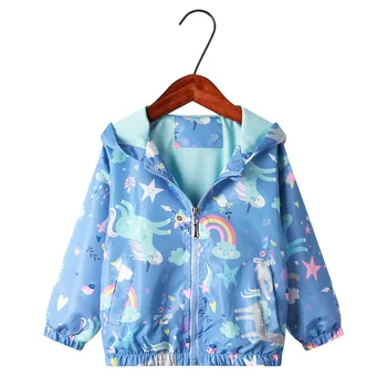 SAILEROAD 2020 Jesen Modri Plašč Hoodie za Otroška Vrhnja oblačila Dekle Otroci Modnih Oblačil Otroci Oblačila Jakna z Zadrgo