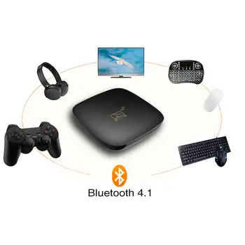 X96L Android 10.0 Bluetooth TV Polje H. 265 4K 3D Dual-WiFi 2.4 G / 5 G 1 gb RAM-a 8G RJ45 Ethernet Media Player, USB Smart Set-Top Box