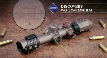 2021 Novo Odkritje Compact Obsega WG 1.2-6X24 IRAI Lov Riflescope 30 mm Cev Taktično Teleskop za Zunanjo Streljanje Očeh