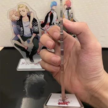 Anime Tokyo Revengers Slika Cosplay Akril Keyring Sano Manjirō Ryūgūji Ken Draken Takemichi Hinata Stojalo Model Igrača KeyChain