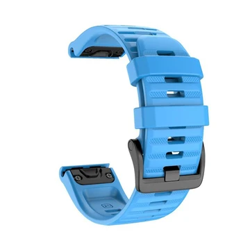 26 22 MM Silikonski Hitro Sprostitev Watchband Trak za Garmin Fenix 6X Pro Watch Easyfit Zapestje Trak, Trak Za Fenix 6 Pro Watch 140127