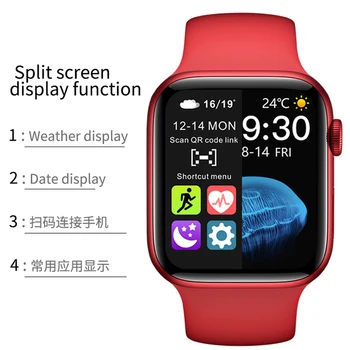 2021 HW22 Smartwatch Serije 6 1.75 palčni HD Zaslon, Bluetooth Klic DIY Watchfaces Ura Pametno Gledati Za Android IOS PK HW12 HW16