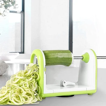 Spiralizer Slicer Bučke Špageti Maker Bučke Rezanec Maker Veggie Spiralizer Multi-Funkcijo Zelenjave, Rezalniki