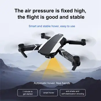 Novi Mini Brnenje 4K 1080P HD Kamera, WiFi Fpv Zračnega Tlaka Višina Držite Zložljive Quadcopter RC Dron Igrača Brnenje 4k Poklicno Darilo