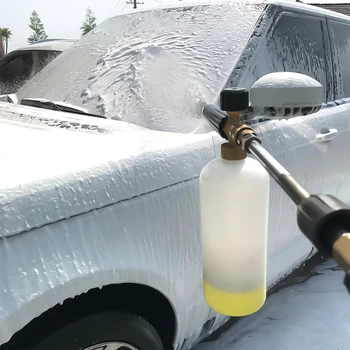Avto pena, pranje Snow foam lance pene šoba za peno topovi pene generator za Daewoo Kladivo Karcher Huter Makita Visokega Tlaka, Pranje