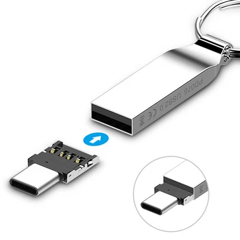2pcs USB-C 3.1 Tip C Moški Na USB Ženski OTG Adapter Pretvornik Za U Disk 14142