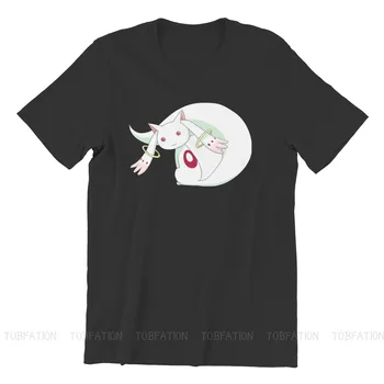 Kyubey Puella trije kralji Madoka Magica Japonski Anime T Shirt Letnik Punk Plus velikost O-Vratu TShirt Velik prodaje Harajuku Moški zgornji deli oblačil