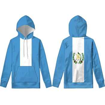 GVATEMALA hoodie diy ime po meri število gtm majica narod zastavo države gvatemalski španski šoli (tiskanje fotografij gt oblačila 142945