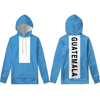 GVATEMALA hoodie diy ime po meri število gtm majica narod zastavo države gvatemalski španski šoli (tiskanje fotografij gt oblačila