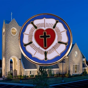 St Andrew Luteranske Cerkve Lutheranism Značko Križa Srce Luther Rose Anglicanism Broška Nakit