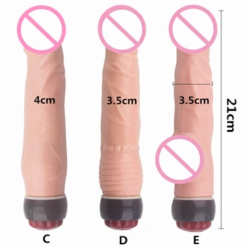 Silikonski Vibrator, Vibrator Sex Igrače Za Ženske Realističen Penis Umetno G Spot Analni Vagina Masturbacija Odraslih Big Dildos Z Vibriranjem